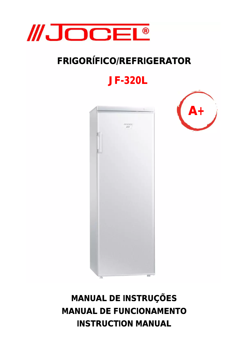 Image de la première page du manuel de l'appareil JF-320L