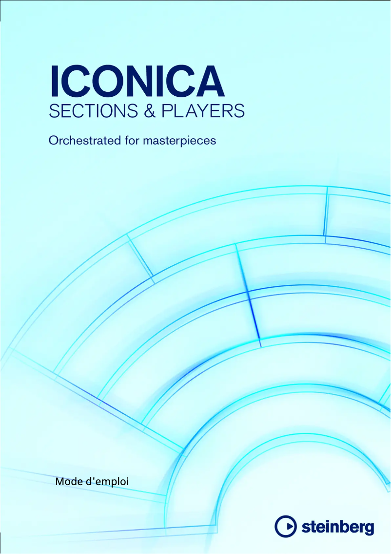 Page n°1 - Manuel utilisateur Steinberg Iconica Sections & Players