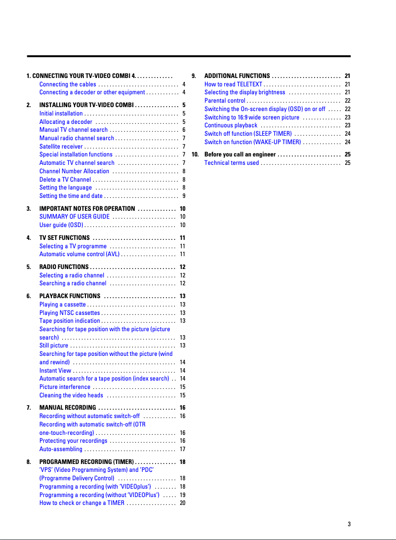 Image de la première page du manuel de l'appareil 14PV340