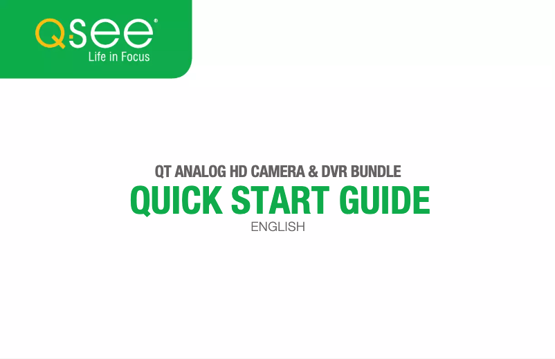 Page n°1 - Manuel utilisateur Q-See QC9516