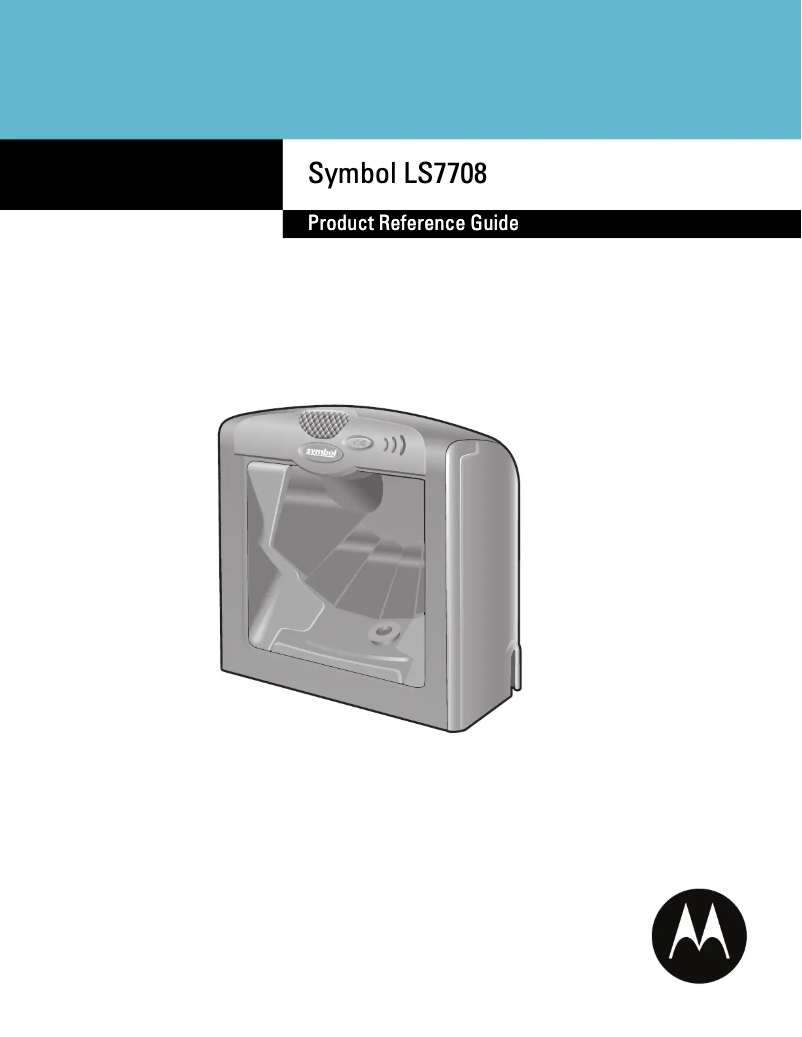 Page 1 de la notice Manuel utilisateur Zebra Symbol LS7708