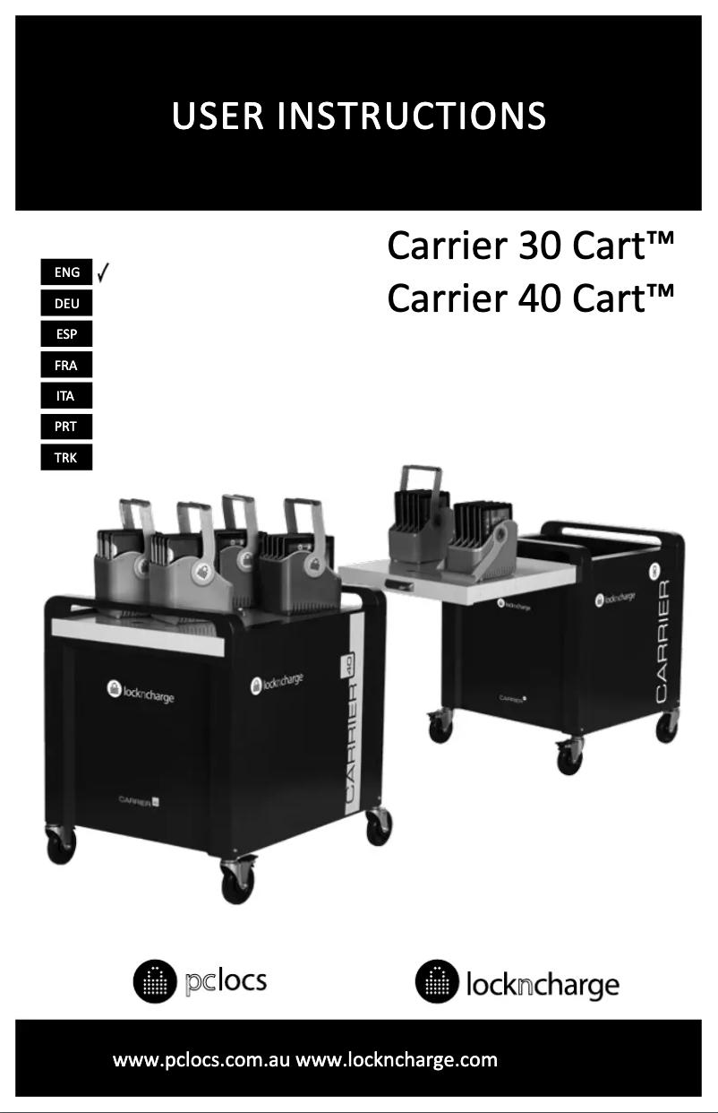 Page n°1 - Manuel utilisateur Lockncharge Carrier 40