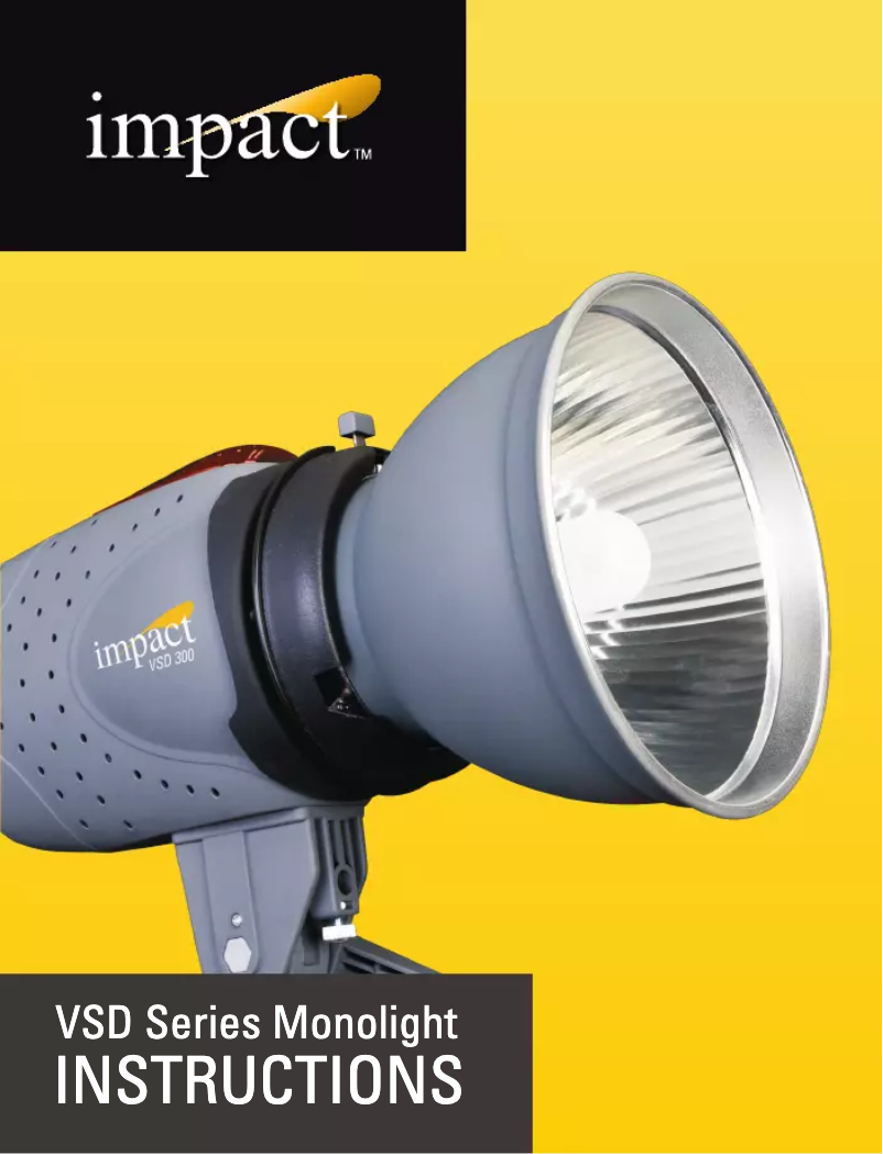 Page 1 de la notice Manuel utilisateur Impact VSD-160