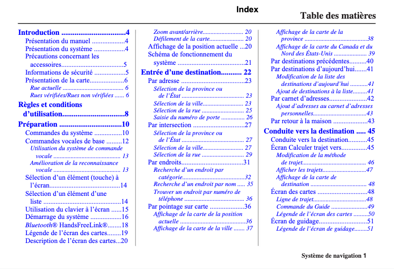 Page 1 de la notice Manuel utilisateur Honda CR-V (2010)