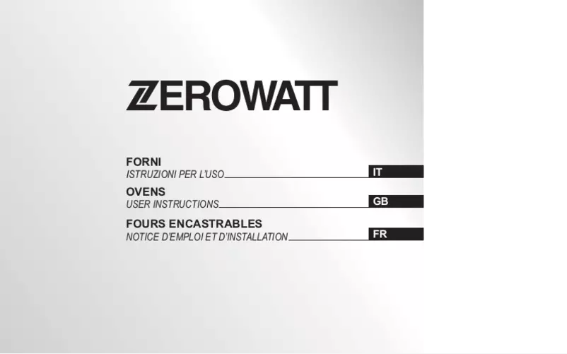 Image de la première page du manuel de l'appareil ZFFS200NX