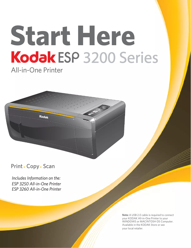 Page 1 de la notice Manuel utilisateur Kodak EasyShare ESP3250