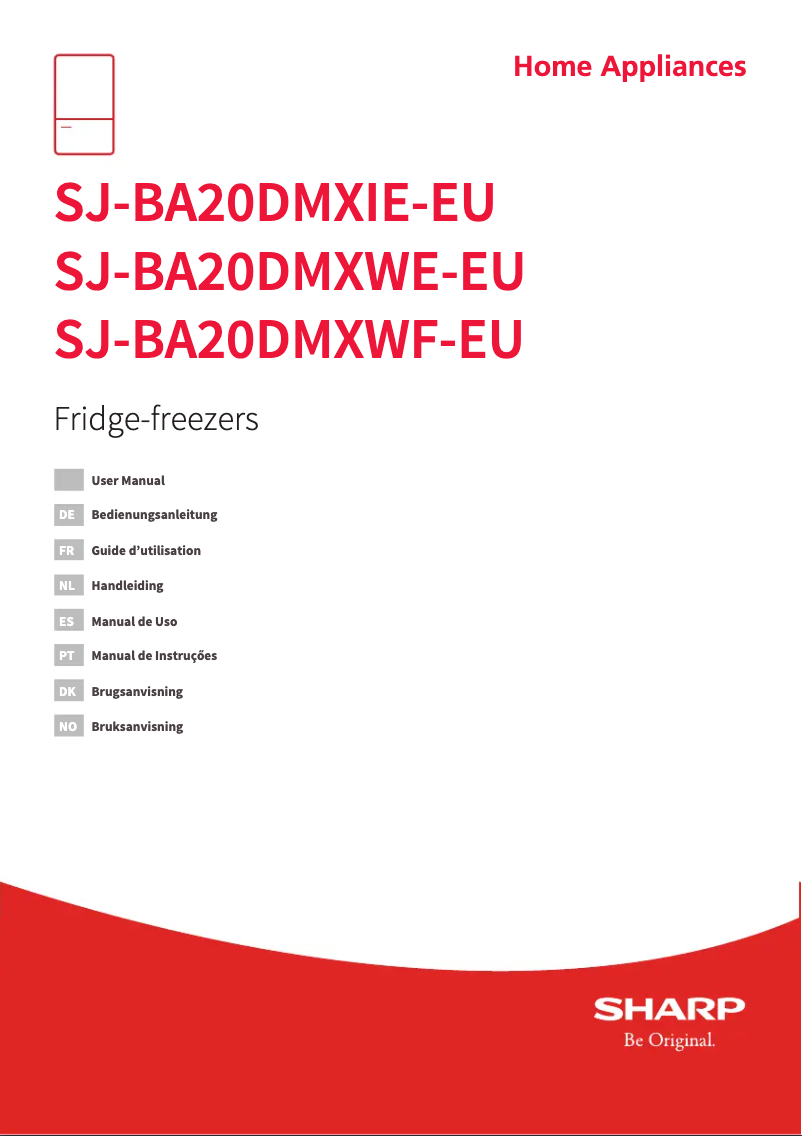 Page n°1 - Manuel utilisateur Sharp SJ-BA20DMXIE-EU