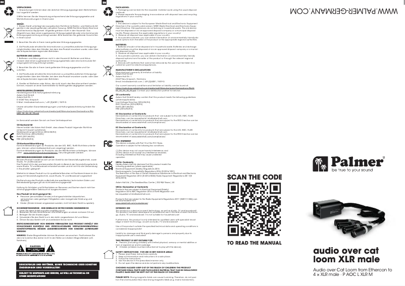 Image de la première page du manuel de l'appareil AoC Loom XLRm