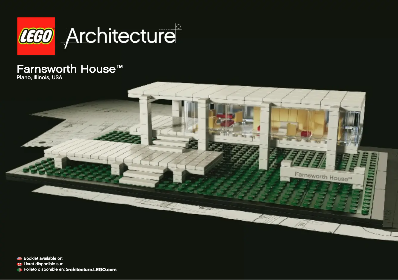Page 1 de la notice Manuel utilisateur Lego Farnsworth House (TM)