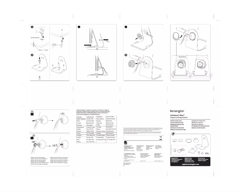 Page n°1 - Manuel utilisateur Kensington Acco K67918M