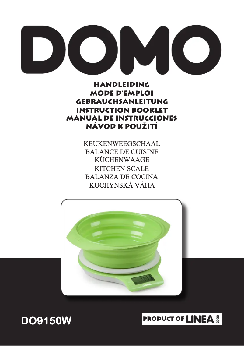 Image de la première page du manuel de l'appareil DO9150W