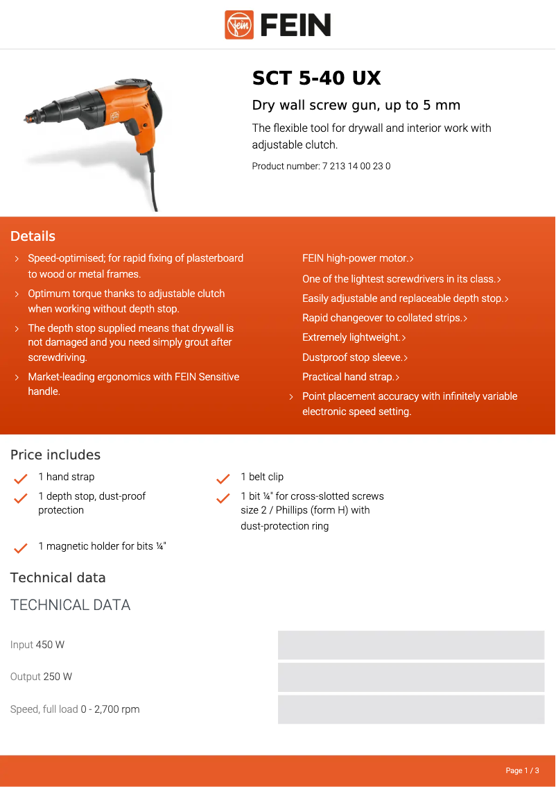 Image de la première page du manuel de l'appareil SCT 5-40 UX