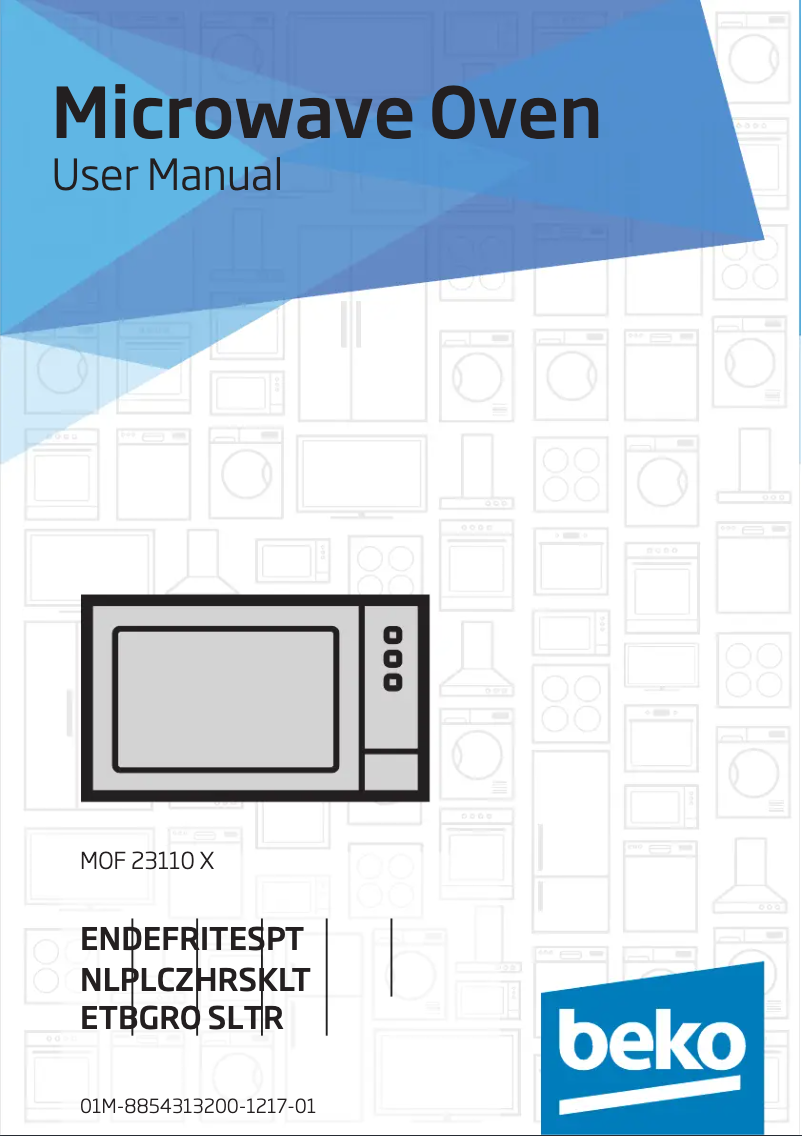 Image de la première page du manuel de l'appareil MOF23110X