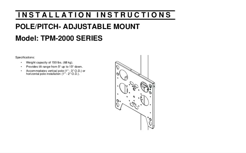 Image de la première page du manuel de l'appareil TPM2542
