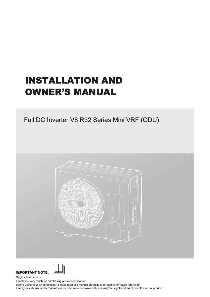 Page n°1 - Manuel utilisateur Midea MV8M-140WV2RN8