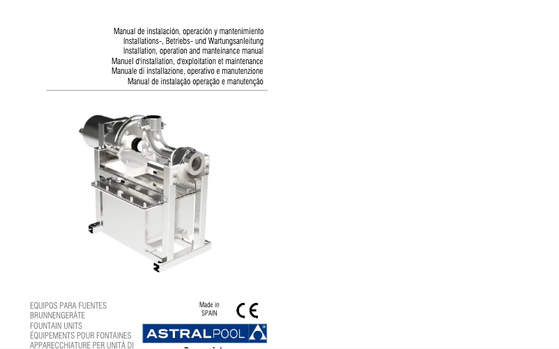 Image de la première page du manuel de l'appareil Dancer Jet