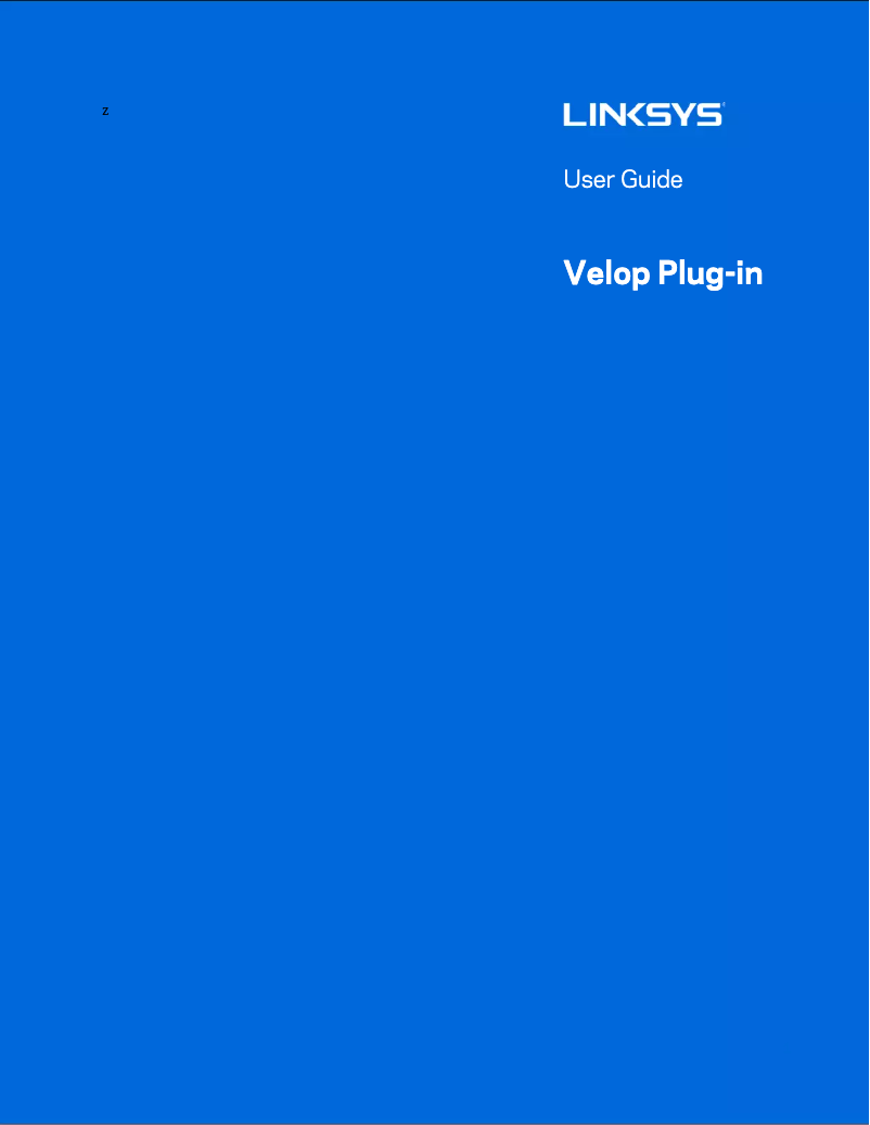 Página 1 del manual Manual de usuario Linksys Velop Mesh WHW0101P