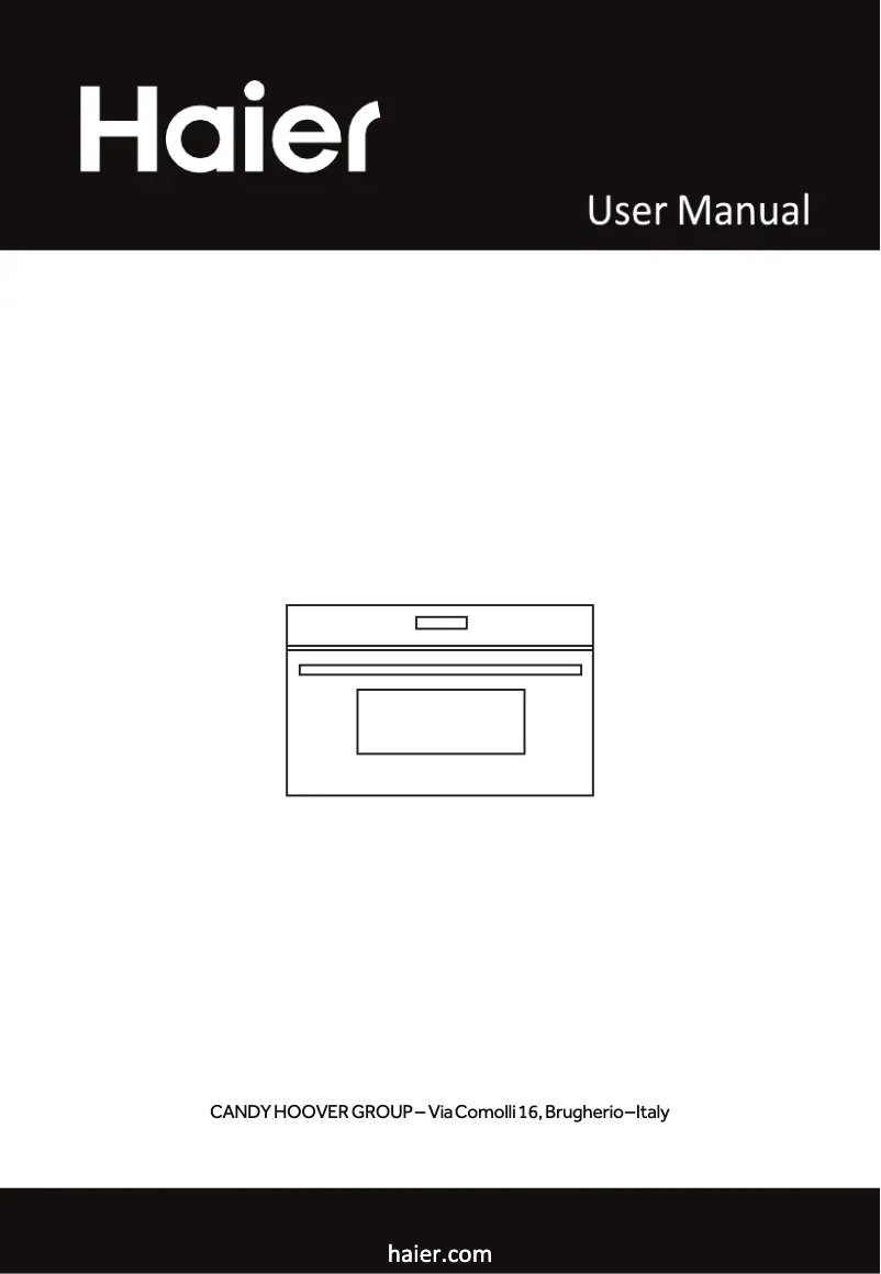 Page n°1 - Manuel utilisateur Haier H38DMWID46NB