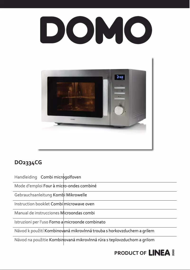 Image de la première page du manuel de l'appareil DO2334CG