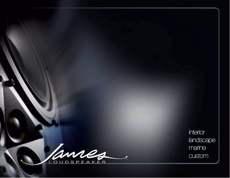 Page n°1 - Manuel utilisateur James FXCQ820S
