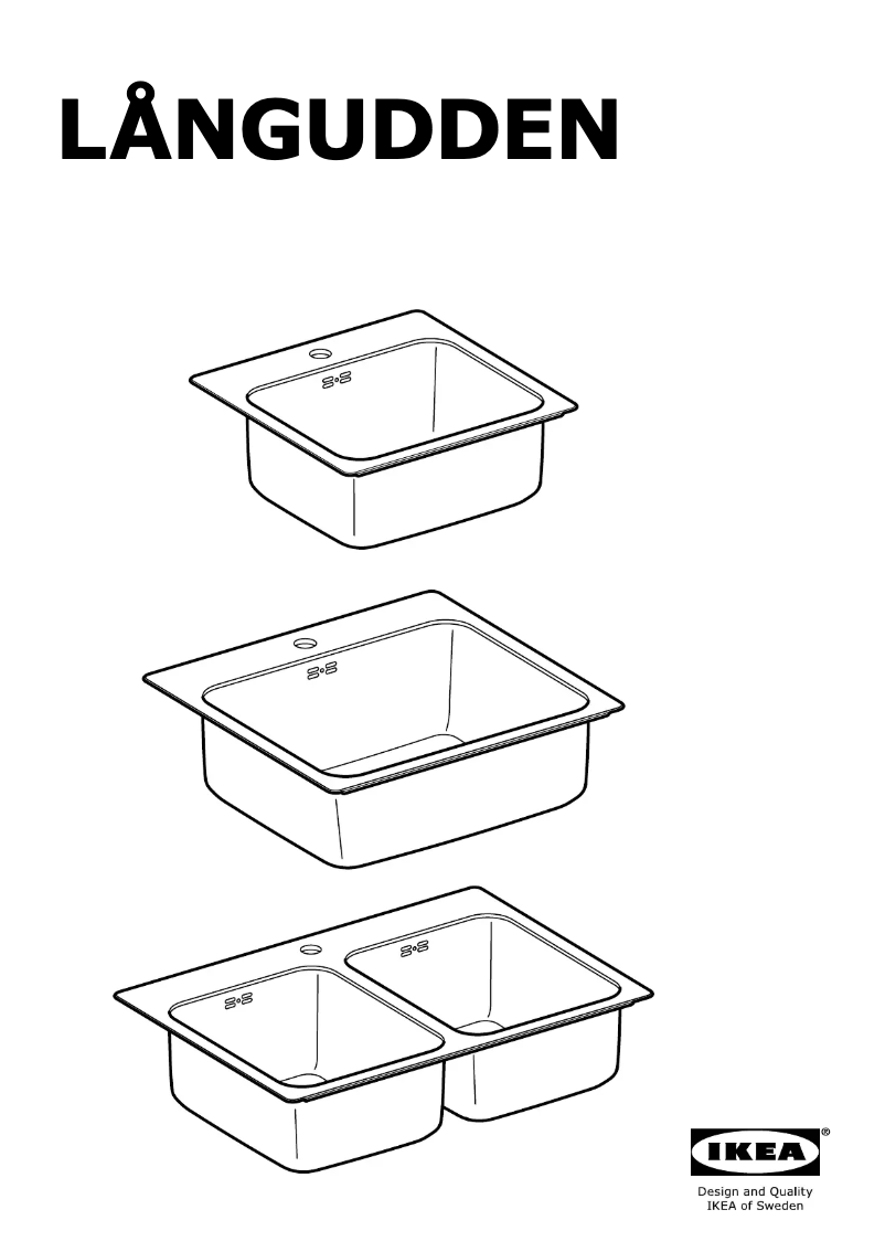 Image de la première page du manuel de l'appareil LÅNGUDDEN