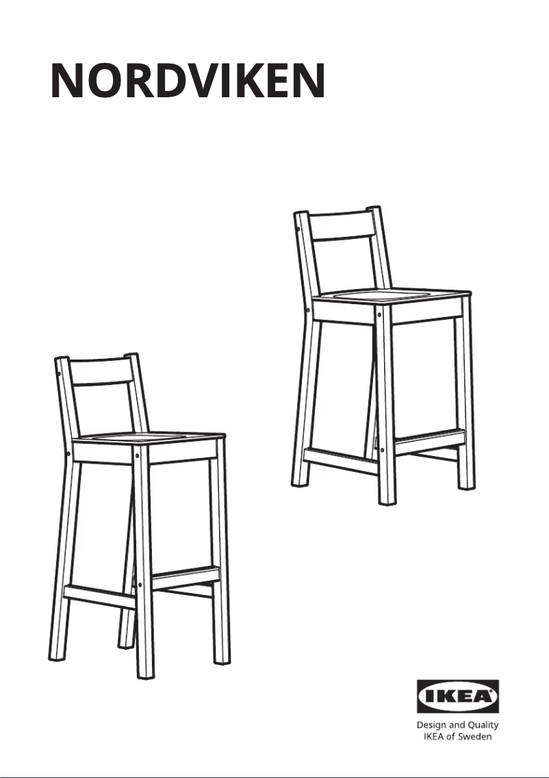 Image de la première page du manuel de l'appareil NORDVIKEN 104.885.47