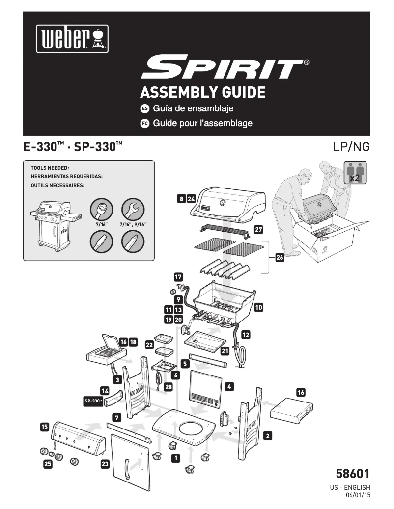 Image de la première page du manuel de l'appareil Spirit E-330