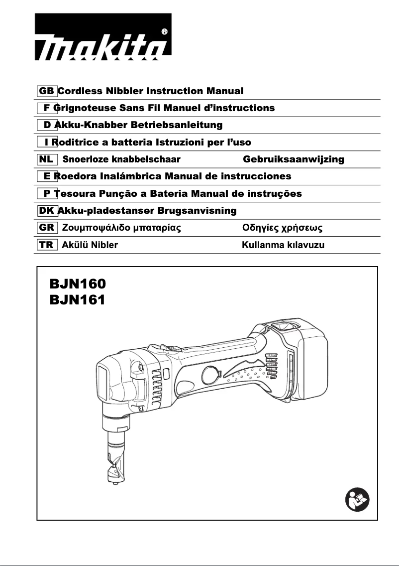 Page 1 de la notice Manuel utilisateur Makita BJN160ZJ