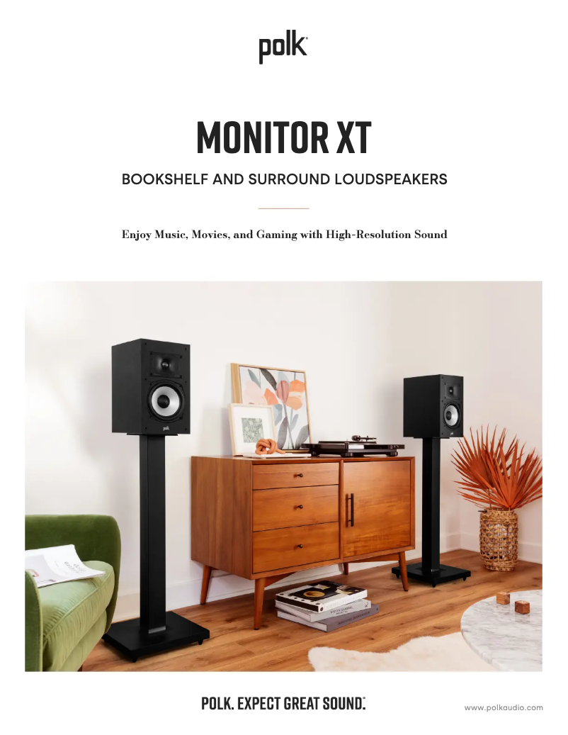 Page n°1 - Fiche technique Denon Monitor XT20