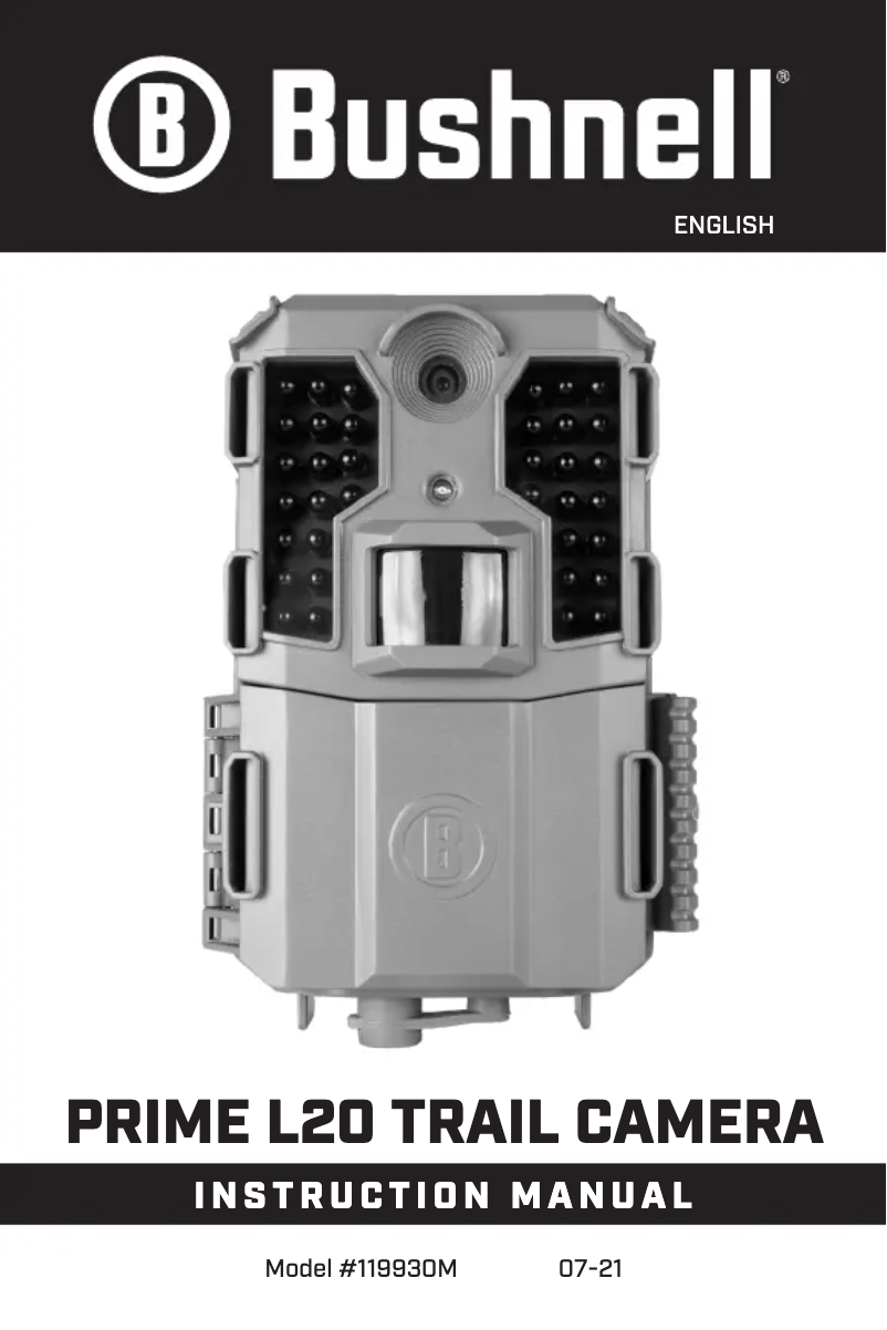 Page n°1 - Manuel utilisateur Bushnell Prime L20