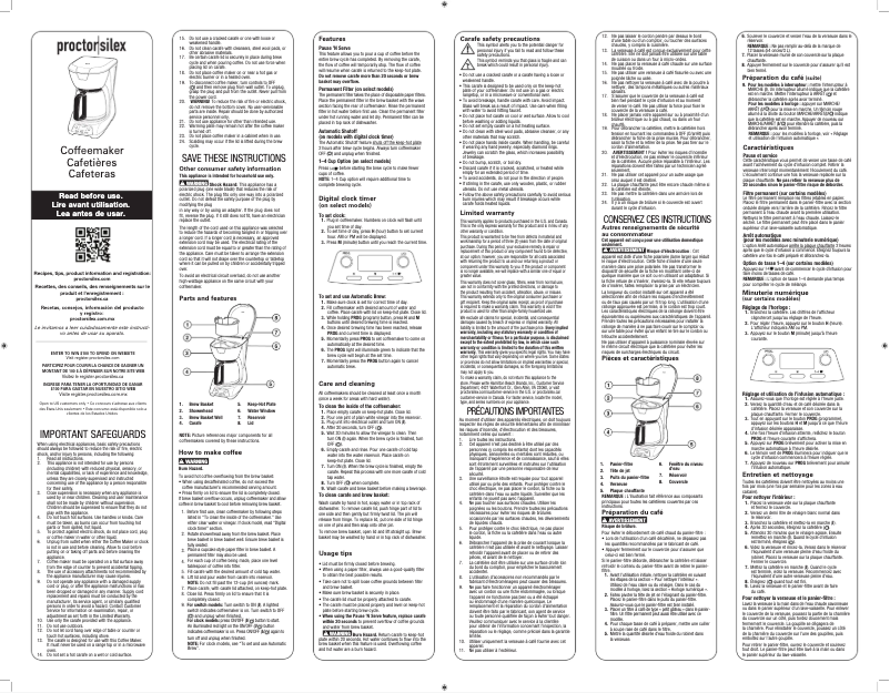 Image de la première page du manuel de l'appareil 43672PS
