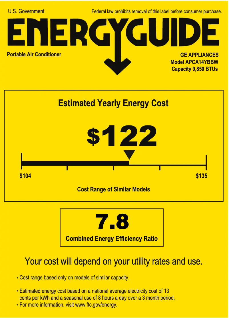 Image de la première page du manuel de l'appareil APCA14YBBW