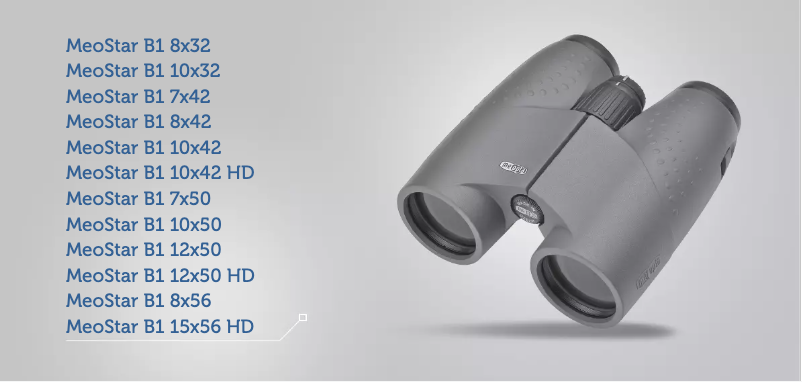 Página 1 del manual Manual de usuario Meopta MeoStar B1 12x50