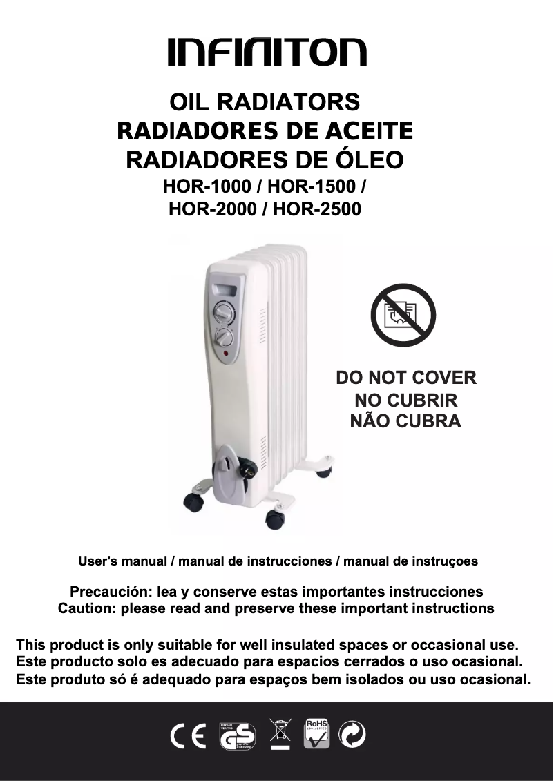 Image de la première page du manuel de l'appareil HOR-2000