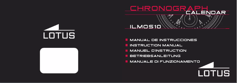 Page n°1 - Manuel utilisateur Lotus 10130