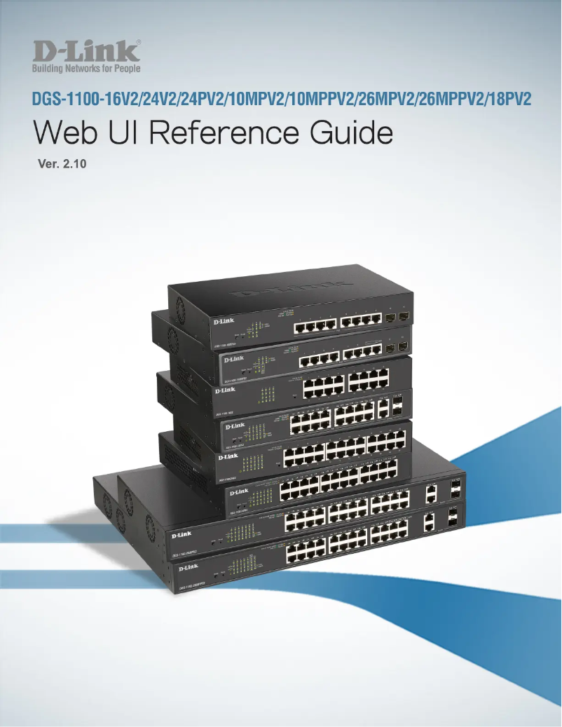 Page n°1 - Manuel utilisateur D-Link DGS-1100-18PV2