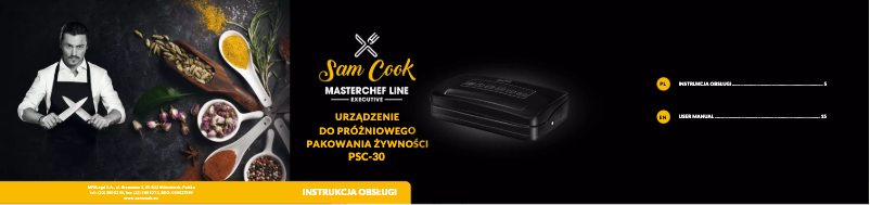 Image de la première page du manuel de l'appareil PSC-30