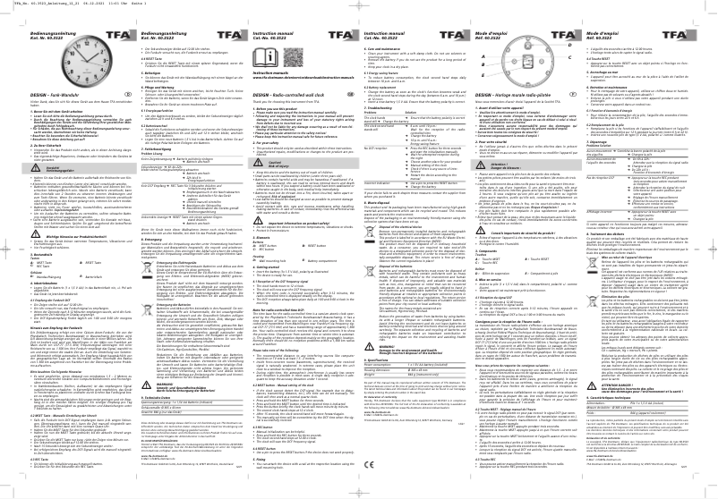 Página 1 del manual Manual de usuario TFA 60.3523