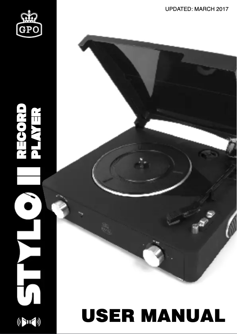 Page 1 de la notice Manuel utilisateur GPO Stylo II