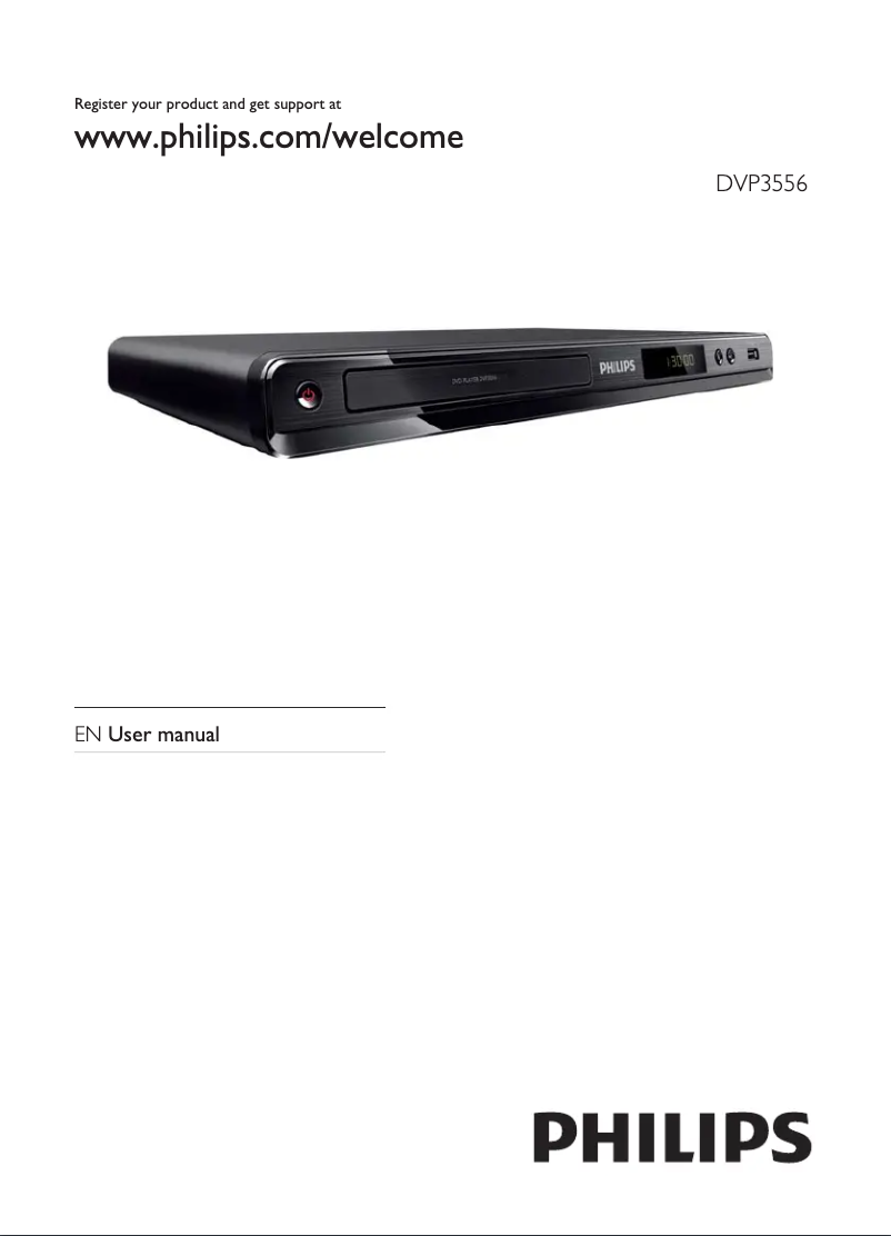 Imagen de la primera página del manual del dispositivo DVP3556X