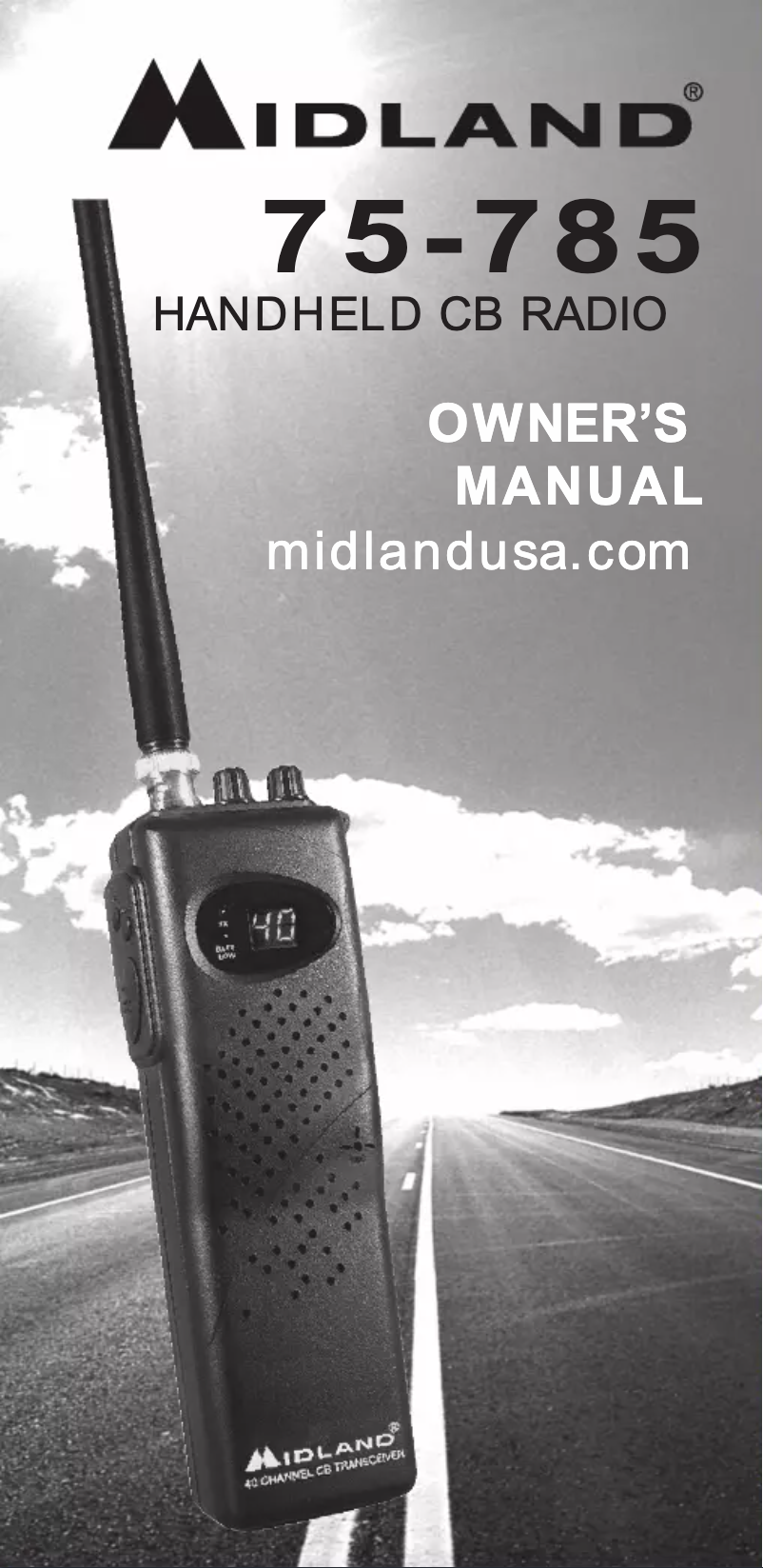 Image de la première page du manuel de l'appareil 75-785