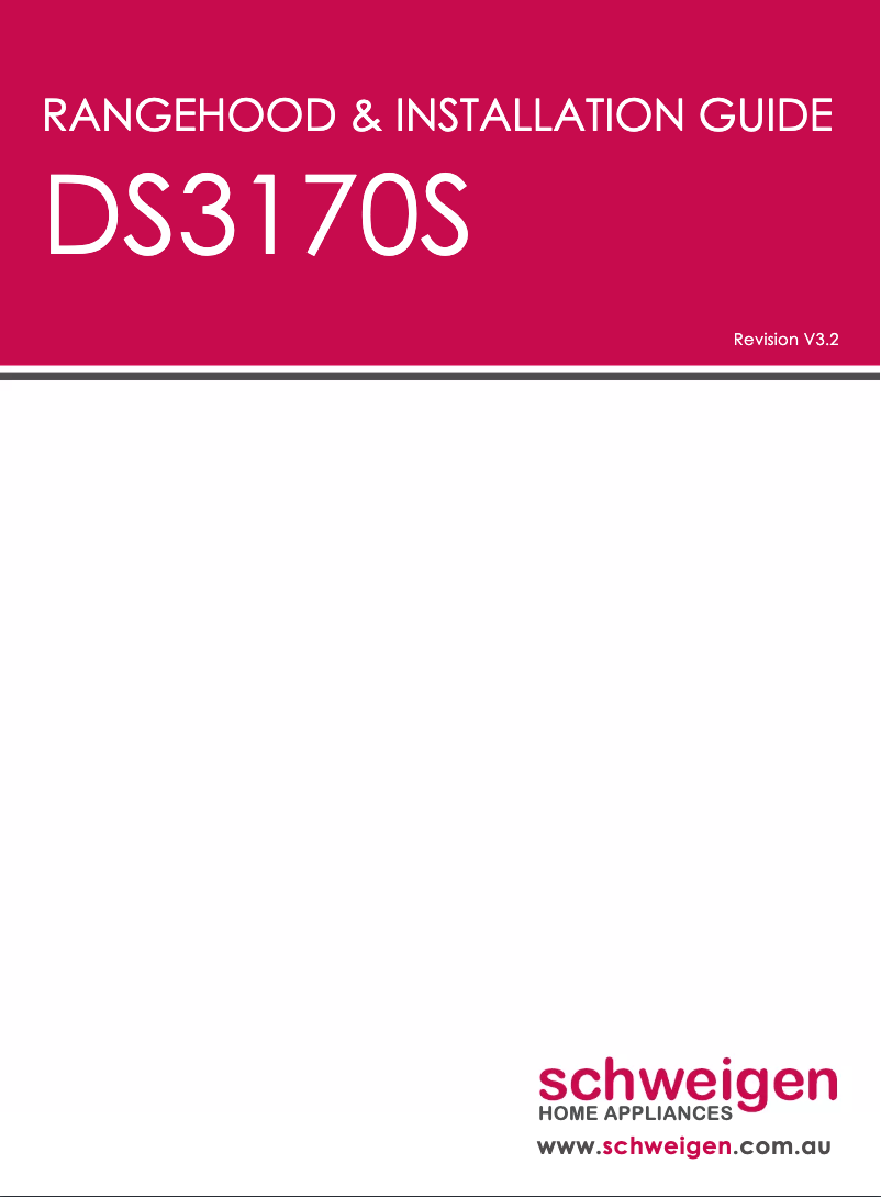 Page 1 de la notice Manuel utilisateur Schweigen DS3170S