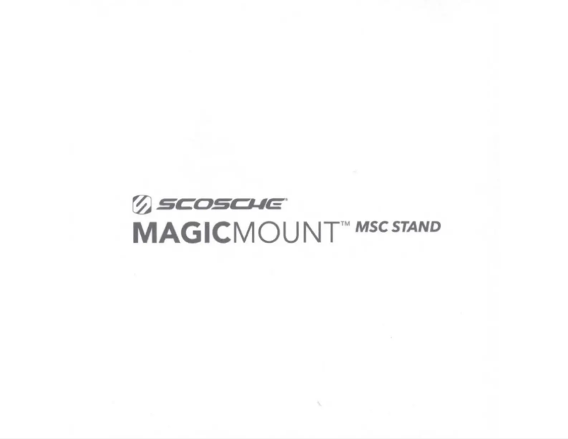 Page n°1 - Manuel utilisateur Scosche MagicMount MSC Stand
