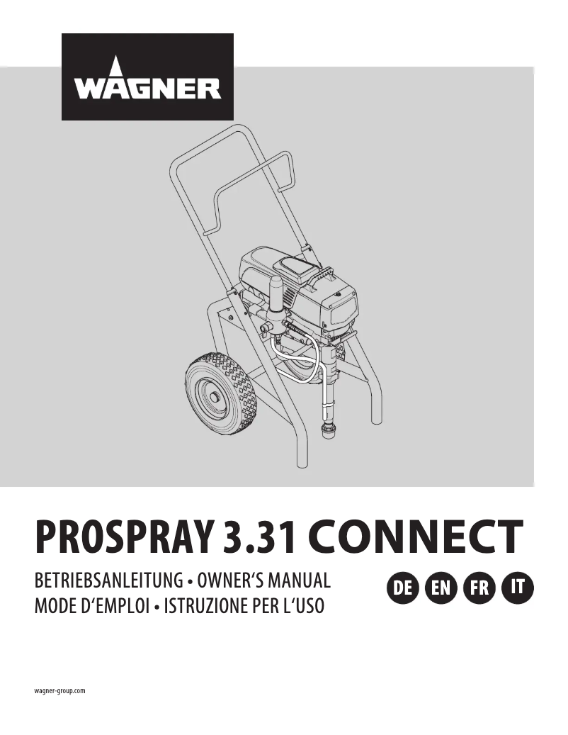 Page n°1 - Manuel utilisateur Wagner ProSpray 3.31 Connect