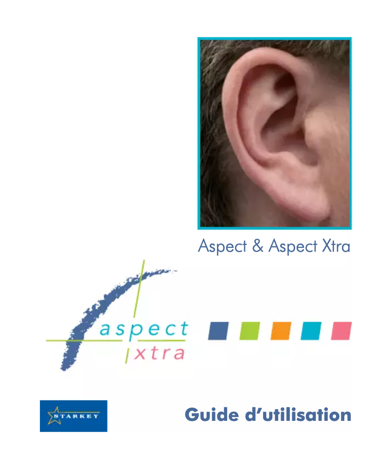 Image de la première page du manuel de l'appareil Aspect Extra