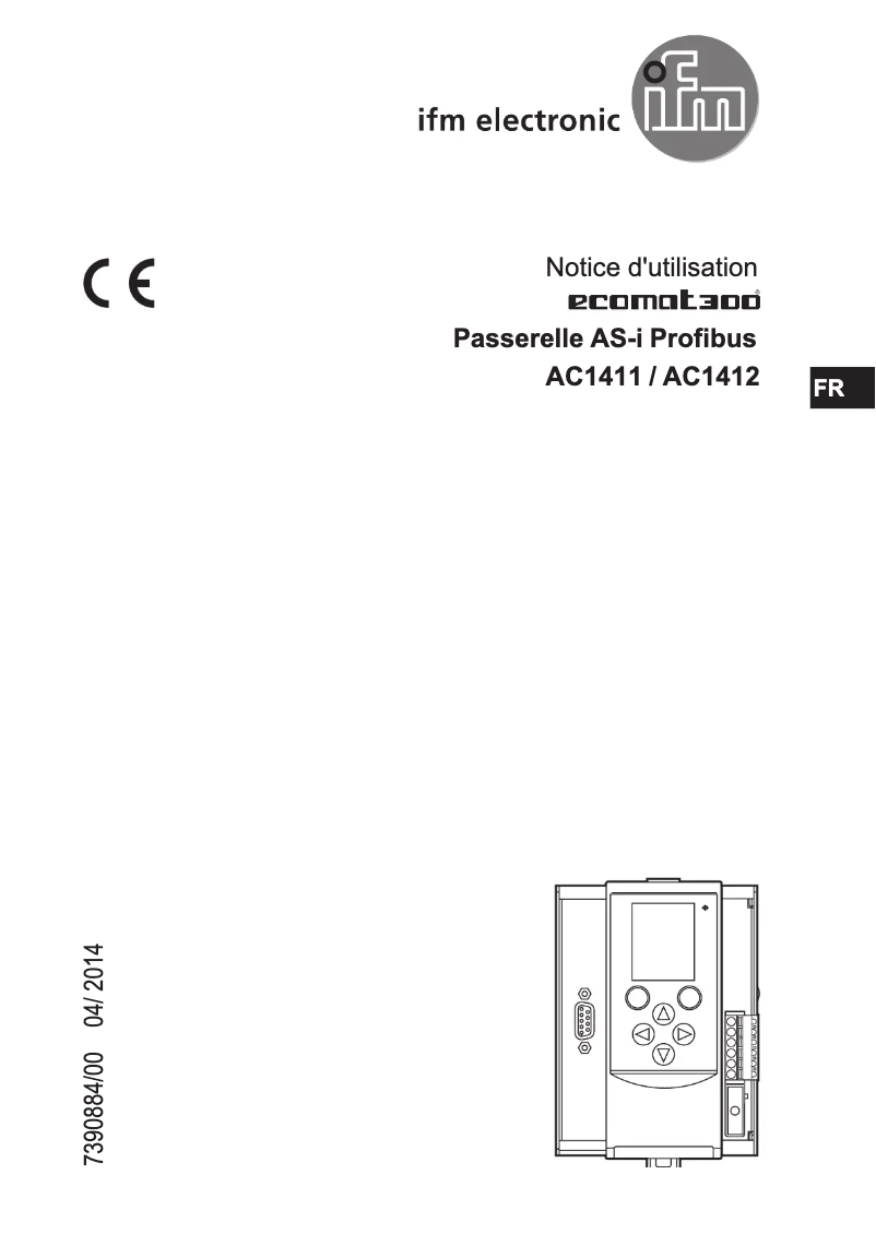 Page n°1 - Manuel utilisateur IFM AC1412
