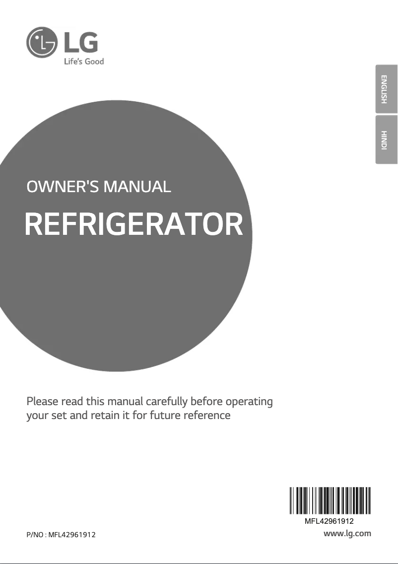 Página 1 del manual Manual de usuario LG GL-D201ASLI