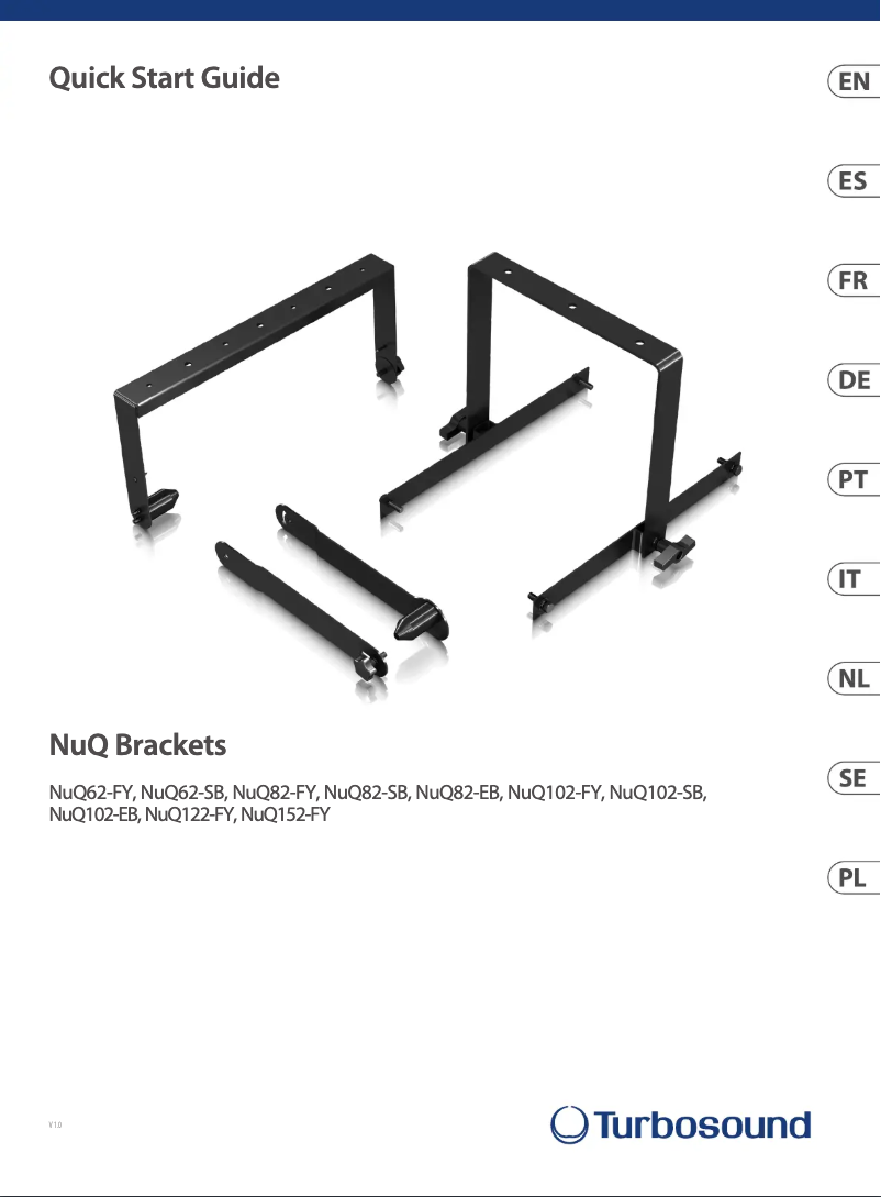 Page n°1 - Guide de démarrage rapide Turbosound NuQ62-SB