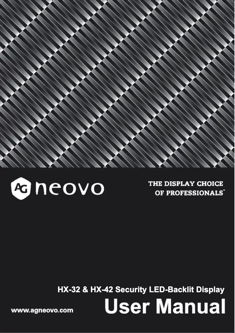 Image de la première page du manuel de l'appareil HX-42