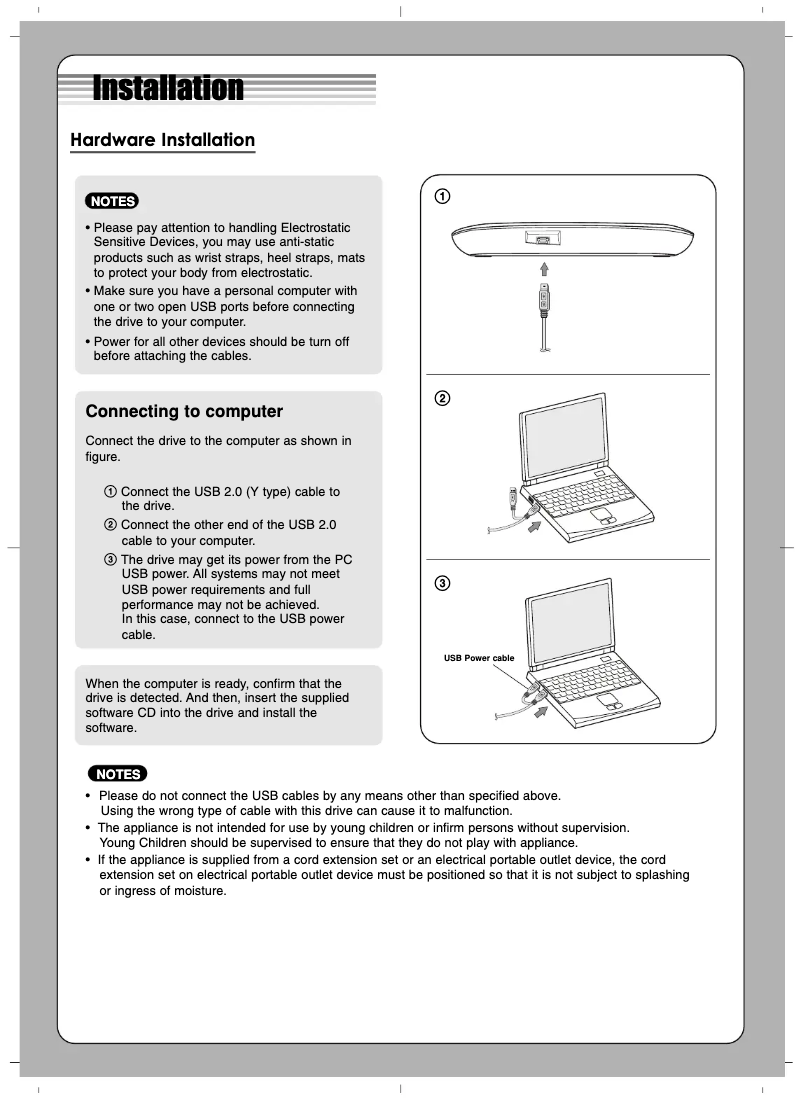 Página 1 del manual Manual de usuario LG BP40NB30